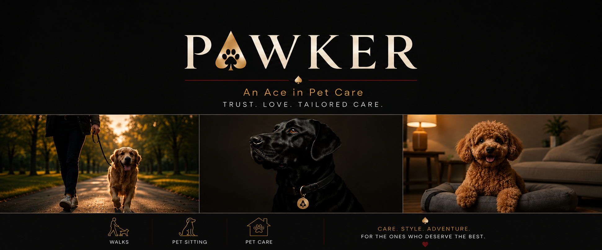 PAWKER — Walks, Pet Sitting, Pet Care